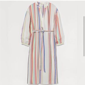 NWT LemLem x H&M Multi Stripe Kaftan Dress sz. XS